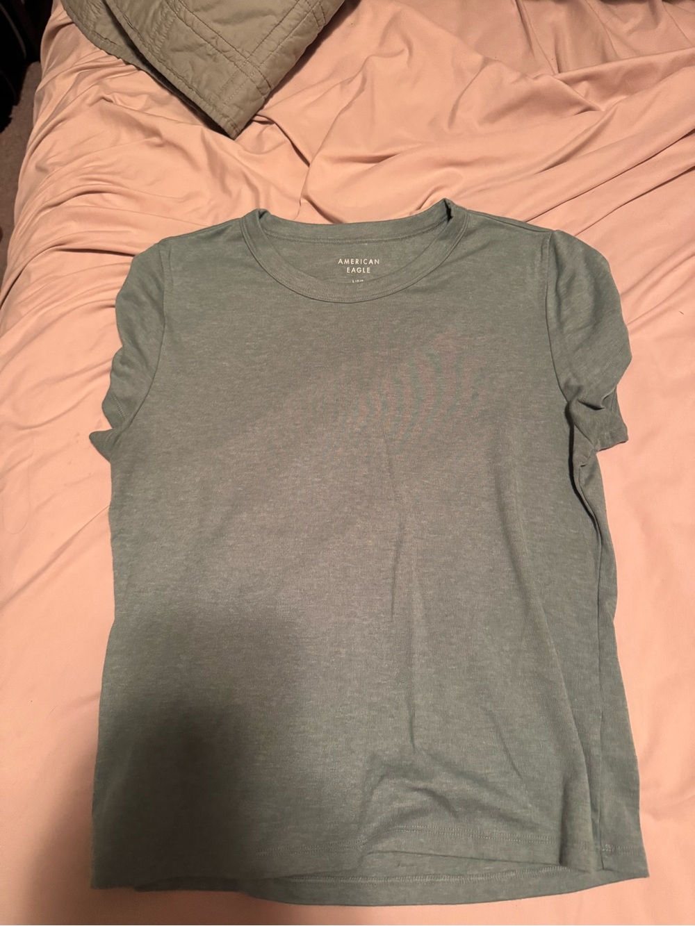 American Eagle Outfitters T‑Shirt in Sage Green